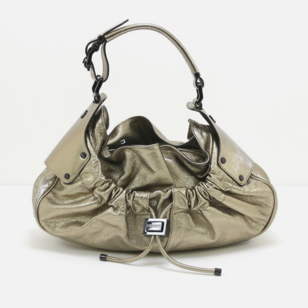 Burberry Metallic Gold Designer Women's Bag